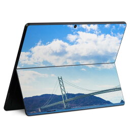 Surface Pro 9 Surface Pro 8 Surface Pro X 用 スキンシール 共通対応 igsticker サーフェス プロ 9 / プロ 8 カバー ケース 　　014662 海　橋　空