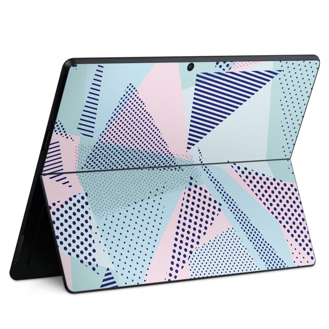 Surface Pro11(2024) / Pro10(for Business) / Pro9(2022) 共通対応 背面 保護 デザイン スキンシール Pro8/ProX 各種対応 014695 模様 パステル