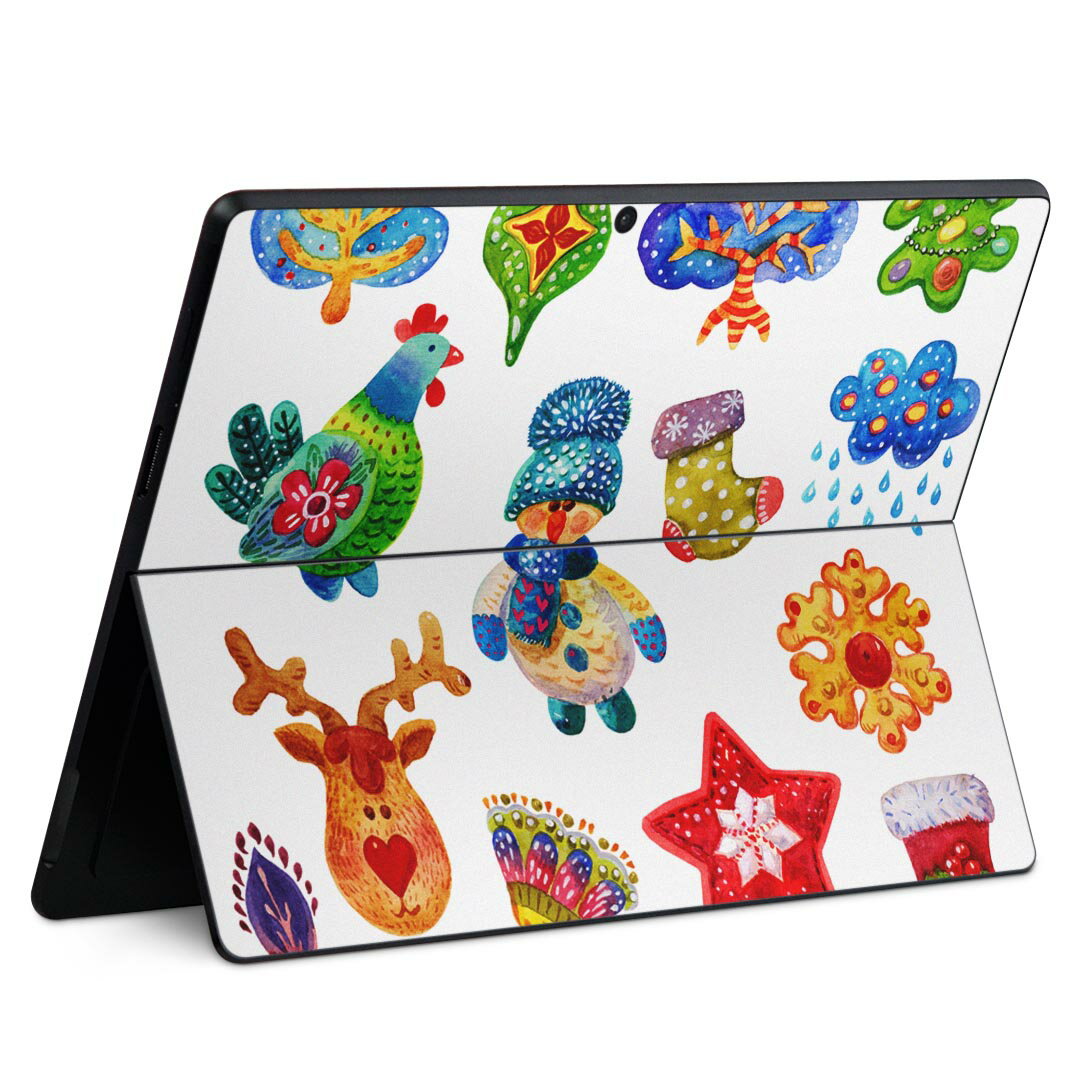 Surface Pro 9 Surface Pro 8 Surface Pro X p XLV[ ʑΉ igsticker T[tFX v 9 / v 8 Jo[ P[X @@014770 NX}X@~@킢