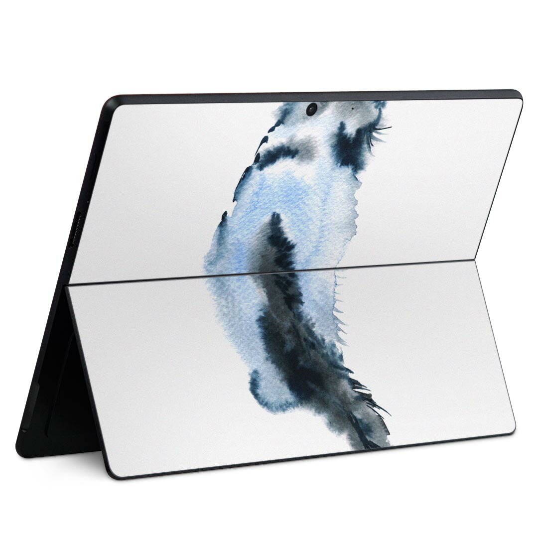 Surface Pro11(2024) / Pro10(for Business) / Pro9(2022) 共通対応 背面 保護 デザイン スキンシール Pro8/ProX 各種対応 014787 猫 後ろ姿 動物