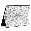 Surface Pro11(2024) / Pro10(for Business) / Pro9(2022) 共通対応 背面 保護 デザイン スキンシール Pro8/ProX 各種対応 014960 フロリダ イラスト おしゃれ