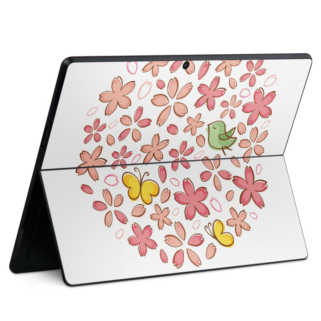 Surface Pro11(2024) / Pro10(for Business) / Pro9(2022) 共通対応 背面 保護 デザイン スキンシール ..