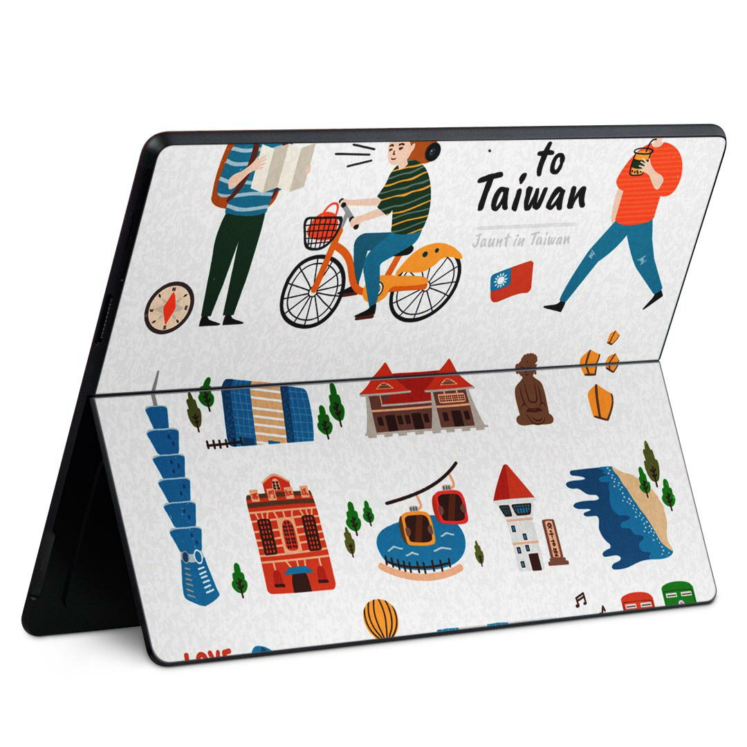 Surface Pro11(2024) / Pro10(for Business) / Pro9(2022) 共通対応 背面 保護 デザイン スキンシール ..