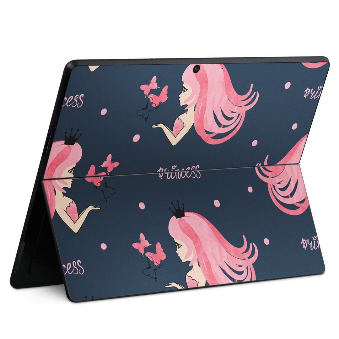 Surface Pro11(2024) / Pro10(for Business) / Pro9(2022) 共通対応 背面 保護 デザイン スキンシール ..