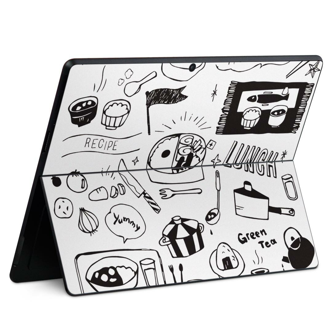 Surface Pro11(2024) / Pro10(for Business) / Pro9(2022) 共通対応 背面 保護 デザイン スキンシール ..