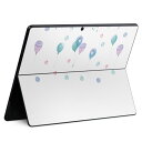 Surface Pro11(2024) / Pro10(for Business) / Pro9(2022) 共通対応 背面 保護 デザイン スキンシール Pro8/ProX 各種対応 017841 梅雨 傘 梅雨 雨 かわいい