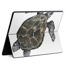Surface Pro11(2024) / Pro10(for Business) / Pro9(2022) 共通対応 背面 保護 デザイン スキンシール Pro8/ProX 各種対応 019004 カメ 亀