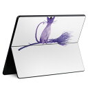 Surface Pro11(2024) / Pro10(for Business) / Pro9(2022) 共通対応 背面 保護 デザイン スキンシール Pro8/ProX 各種対応 019820 ハロウィン 猫 紫