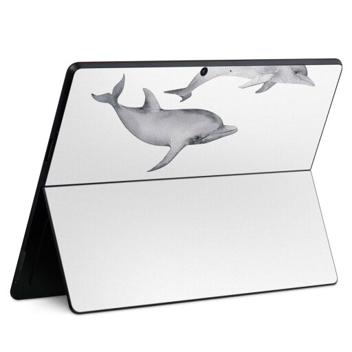 Surface Pro11(2024) / Pro10(for Business) / Pro9(2022) 共通対応 背面 保護 デザイン スキンシール Pro8/ProX 各種対応 019927 海の生物 いるか Surface Pro11(2024) / Pro10(for Business) / Pro9(2022) 共通対応 背面 保護 デザイン スキンシール Pro8/ProX 各種対応 019927 海の生物 いるか