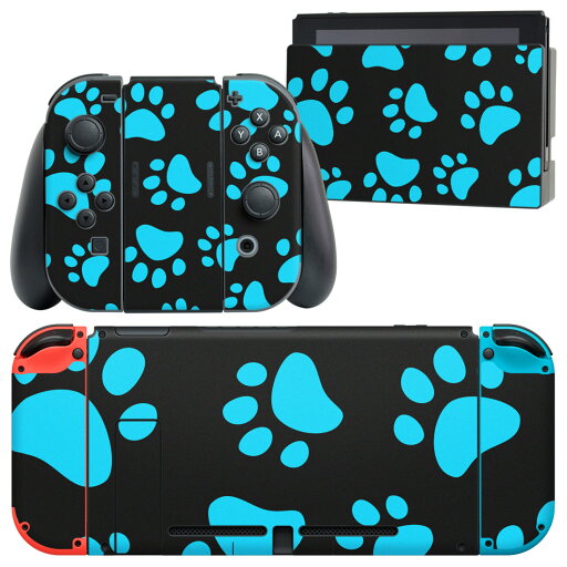 igsticker Nintendo Switch 用 デザインスキンシール 任天堂 ニンテンドー スイッチ 専用 本体ドック Joy-Con Joycon ジョイコン 専用 ゲーム機 カバー アクセサリー フィルム ステッカー 000063 足跡 犬 模様 igsticker Nintendo Switch 用 デザインスキンシール 任天堂 ニンテンドー スイッチ 専用 本体ドック Joy-Con Joycon ジョイコン 専用 ゲーム機 カバー アクセサリー フィルム ステッカー 000063 足跡 犬 模様