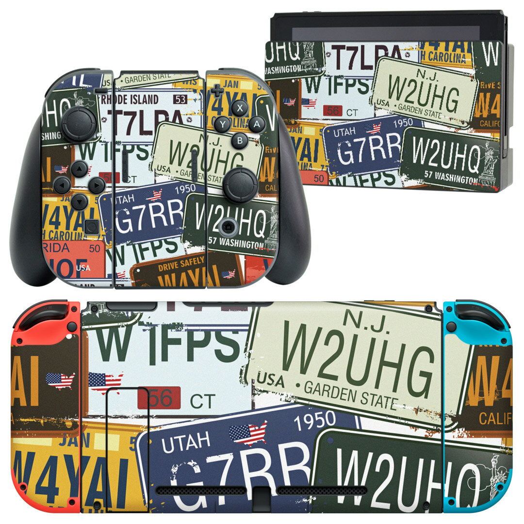 igsticker Nintendo Switch �� �ǥ����󥹥��󥷡��� ǤŷƲ �˥�ƥ�ɡ� �����å� ���� ���Υɥå� Joy-Con Joycon ��...