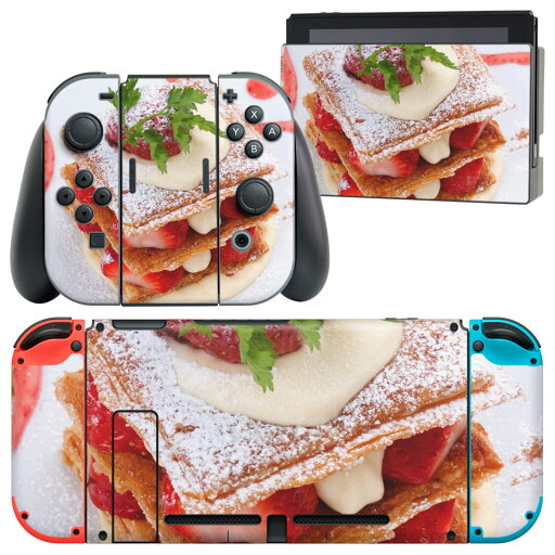 igsticker Nintendo Switch 用 デザインスキンシール 任天堂 ニンテンドー スイッチ 専用 本体ドック Joy-Con Joycon ジョイコン 専用 ゲーム機 カバー アクセサリー フィルム ステッカー 000193 ケーキ いちご ミルフィーユ igsticker Nintendo Switch 用 デザインスキンシール 任天堂 ニンテンドー スイッチ 専用 本体ドック Joy-Con Joycon ジョイコン 専用 ゲーム機 カバー アクセサリー フィルム ステッカー 000193 ケーキ いちご ミルフィーユ