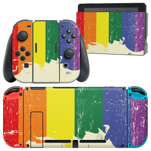igsticker Nintendo Switch 用 デザインスキンシール 任天堂 ニンテンドー スイッチ 専用 本体ドック Joy-Con Joycon ジョイコン 専用 ゲーム機 カバー アクセサリー フィルム ステッカー 000296 ペイント カラフル igsticker Nintendo Switch 用 デザインスキンシール 任天堂 ニンテンドー スイッチ 専用 本体ドック Joy-Con Joycon ジョイコン 専用 ゲーム機 カバー アクセサリー フィルム ステッカー 000296 ペイント カラフル