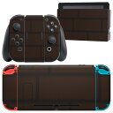 igsticker Nintendo Switch 用 デザインスキンシール 任天堂 ニンテンドー スイッチ 専用 本体ドック Joy-Con Joycon ジョイコン 専用 ゲーム機 カバー アクセサリー フィルム ステッカー 000369 木目 レンガ　ペイント