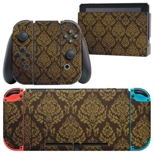 igsticker Nintendo Switch 用 デザインスキンシール 任天堂 ニンテンドー スイッチ 専用 本体ドック Joy-Con Joycon ジョイコン 専用 ゲーム機 カバー アクセサリー フィルム ステッカー 000379 茶色 デザイン igsticker Nintendo Switch 用 デザインスキンシール 任天堂 ニンテンドー スイッチ 専用 本体ドック Joy-Con Joycon ジョイコン 専用 ゲーム機 カバー アクセサリー フィルム ステッカー 000379 茶色 デザイン
