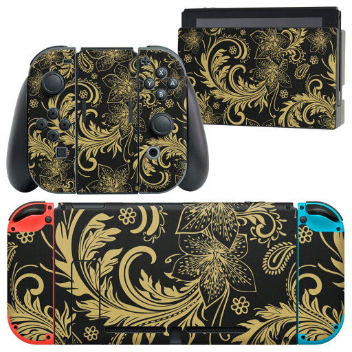 igsticker Nintendo Switch 用 デザインスキンシール 任天堂 ニンテンドー スイッチ 専用 本体ドック Joy-Con Joycon ジョイコン 専用 ゲーム機 カバー アクセサリー フィルム ステッカー 000384 ペイズリー ダマスク 花 igsticker Nintendo Switch 用 デザインスキンシール 任天堂 ニンテンドー スイッチ 専用 本体ドック Joy-Con Joycon ジョイコン 専用 ゲーム機 カバー アクセサリー フィルム ステッカー 000384 ペイズリー ダマスク 花