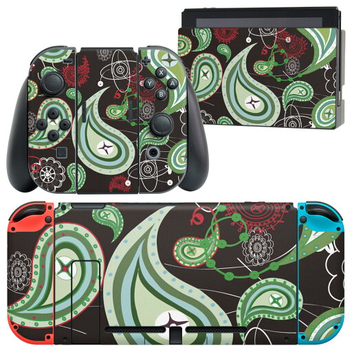 igsticker Nintendo Switch 用 デザインスキンシール 任天堂 ニンテンドー スイッチ 専用 本体ドック Joy-Con Joycon ジョイコン 専用 ゲーム機 カバー アクセサリー フィルム ステッカー 000410 ペイズリー ダマスク 花 igsticker Nintendo Switch 用 デザインスキンシール 任天堂 ニンテンドー スイッチ 専用 本体ドック Joy-Con Joycon ジョイコン 専用 ゲーム機 カバー アクセサリー フィルム ステッカー 000410 ペイズリー ダマスク 花