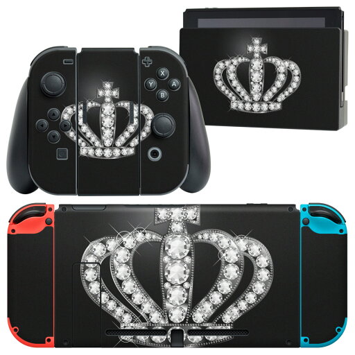 igsticker Nintendo Switch 用 デザインスキンシール 任天堂 ニンテンドー スイッチ 専用 本体ドック Joy-Con Joycon ジョイコン 専用 ゲーム機 カバー アクセサリー フィルム ステッカー 000426 クラウン 王冠 ダイヤ igsticker Nintendo Switch 用 デザインスキンシール 任天堂 ニンテンドー スイッチ 専用 本体ドック Joy-Con Joycon ジョイコン 専用 ゲーム機 カバー アクセサリー フィルム ステッカー 000426 クラウン 王冠 ダイヤ