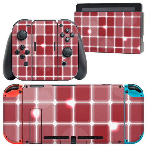 igsticker Nintendo Switch 用 デザインスキンシール 任天堂 ニンテンドー スイッチ 専用 本体ドック Joy-Con Joycon ジョイコン 専用 ゲーム機 カバー アクセサリー フィルム ステッカー 000519 タイル 赤 igsticker Nintendo Switch 用 デザインスキンシール 任天堂 ニンテンドー スイッチ 専用 本体ドック Joy-Con Joycon ジョイコン 専用 ゲーム機 カバー アクセサリー フィルム ステッカー 000519 タイル 赤