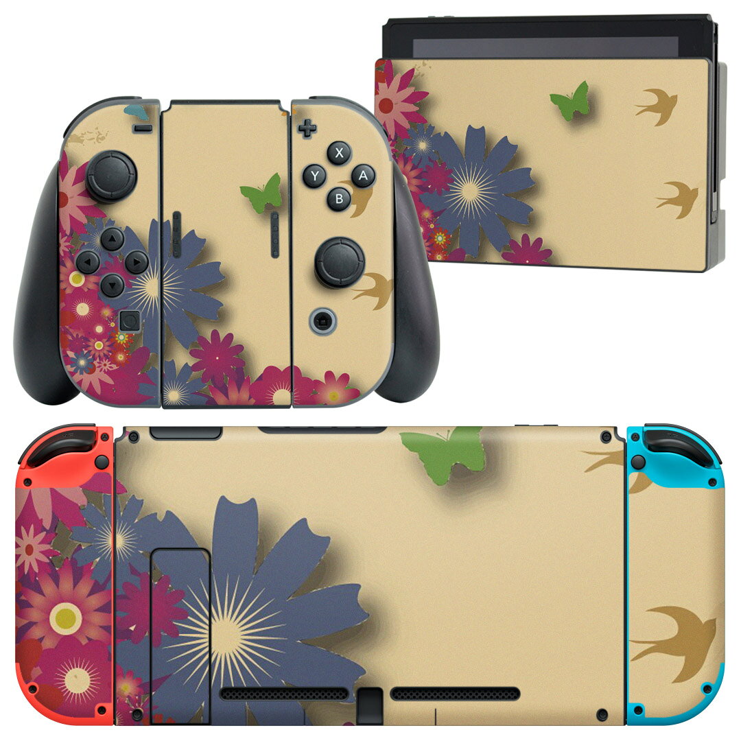 igsticker Nintendo Switch 用 デザインスキンシール 任天堂 ニンテンドー スイッ...