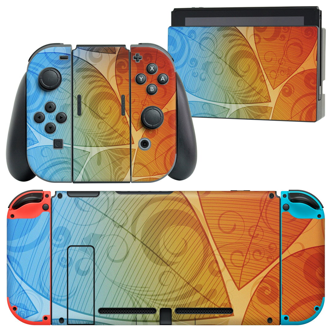 製品名 Nintendo Switch 本体裏面＆ドック正面＆ジョイコン専用 デザインスキンシール セット内容 Nintendo Switch 本体＆ドック＆ジョイコン用スキンシール（各1枚） ニンテンドースイッチ専用です。携帯機のSwitch LiteやProコンには対応していません。 商品特徴 再剥離性シートを素材に採用し、細かな位置調整がしやすく貼り直しが容易です。専用の業務プリンターを使い、商品画像と遜色のない美しい印刷仕上がり。 注意事項 画像はサンプルですので、ご覧の環境によっては多少色味に違いを感じる場合がございます。 イメージと違った、モニターと色味が異なるという理由での交換や返金はご対応出来かねます。スキンシールのみの販売で、ニンテンドースイッチ本体などは付属しません。シワができた場合、ドライヤーなどで軽く温め、外側に向けてシワを伸ばすように貼ってください。初回貼付時の位置調整や貼り直しは可能ですが、しっかりと押し付けて接着させた後の再剥離、再利用は保証しておりません。また接着部に油分や汚れが付着しますと角の部分は剥がれやすくなりますので、貼付時はあまり触れないようにご注意ください。無地のセミグロスシートにデザインをプリントした商品で、デコなどの加工はございません。 凹凸や光沢があるように見えたり布地や金属を素材にしたように見える商品もありますが、デザインの図版によるものです。印刷時に微妙な画像のズレが生じる場合がございます。ご注文後に1点1点制作する受注生産品の為、不良品以外のご返品や交換は固くお断りします。当店における繰り返しの実機テストでは問題ありませんでしたが、経過年数や使用環境により、シールを剥がす際に本体の塗装が一部剥がれる可能性があります。恐れ入りますが、万が一そのような状況になった場合でも当店ではゲーム機本体の保証は出来かねますので、予めご理解の上お求めください。 商品発送 完全受注生産のハンドメイド商品となりますので、既製品と比べて発送までお時間を頂いています。 基本的に決済確認後2?3営業日、最大で10営業日での発送となります。繁忙期や休業日明けの場合はさらに時間がかかる場合があります。 その際には別途メールにてご連絡致します。メール便の場合、発送日から到着までに2?4日ほどかかる場合が多く、紛失などの保障もご対応できかねます。あらかじめご了承下さい。