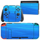 igsticker Nintendo Switch 用 デザインスキンシール 任天堂 ニンテンドー スイッチ 専用 本体ドック Joy-Con Joycon ジョイコン 専用 ゲーム機 カバー アクセサリー フィルム ステッカー 000864 海(2)