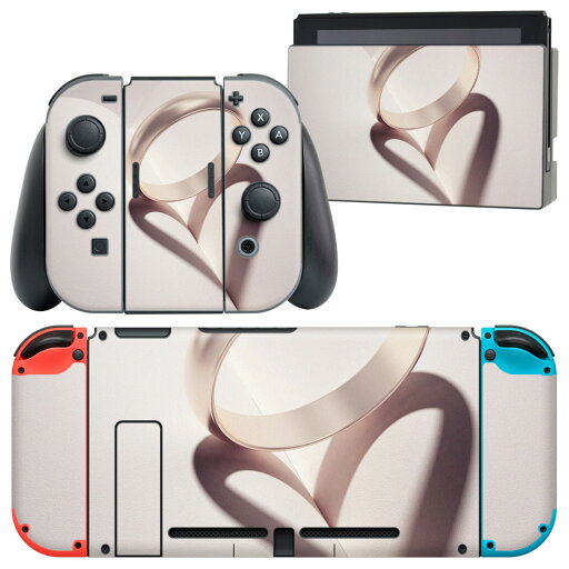 igsticker Nintendo Switch 用 デザインスキンシール 任天堂 ニンテンドー スイッチ 専用 本体ドック Joy-Con Joycon ジョイコン 専用 ゲーム機 カバー アクセサリー フィルム ステッカー 000869 ハート リング igsticker Nintendo Switch 用 デザインスキンシール 任天堂 ニンテンドー スイッチ 専用 本体ドック Joy-Con Joycon ジョイコン 専用 ゲーム機 カバー アクセサリー フィルム ステッカー 000869 ハート リング