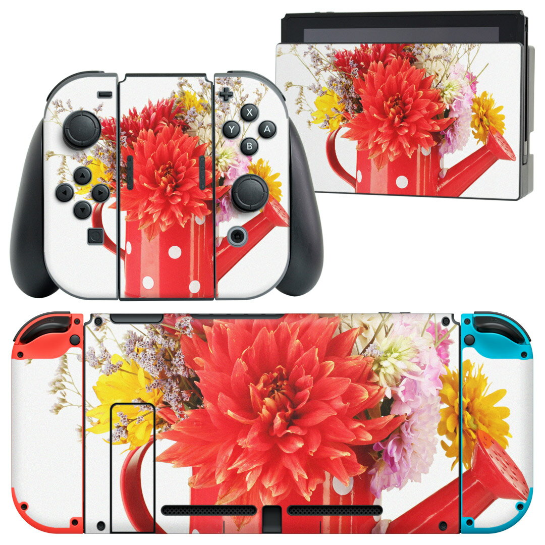 igsticker Nintendo Switch 用 デザインスキンシール 任天堂 ニンテンドー スイッチ 専用 本体ドック Joy-Con Joycon ジョイコン 専用 ゲーム機 カバー アクセサリー フィルム ステッカー 0009…