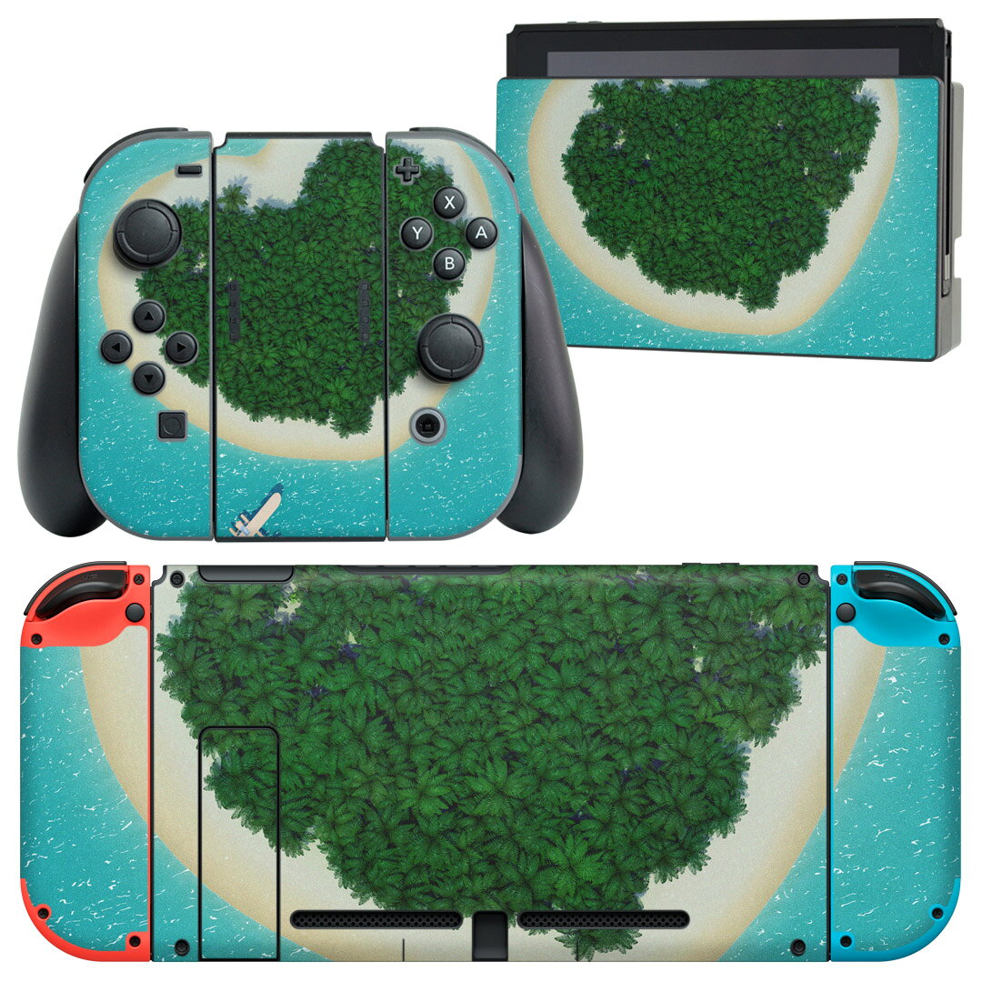 製品名 Nintendo Switch 本体裏面＆ドック正面＆ジョイコン専用 デザインスキンシール セット内容 Nintendo Switch 本体＆ドック＆ジョイコン用スキンシール（各1枚） ニンテンドースイッチ専用です。携帯機のSwitch LiteやProコンには対応していません。 商品特徴 再剥離性シートを素材に採用し、細かな位置調整がしやすく貼り直しが容易です。専用の業務プリンターを使い、商品画像と遜色のない美しい印刷仕上がり。 注意事項 画像はサンプルですので、ご覧の環境によっては多少色味に違いを感じる場合がございます。 イメージと違った、モニターと色味が異なるという理由での交換や返金はご対応出来かねます。スキンシールのみの販売で、ニンテンドースイッチ本体などは付属しません。シワができた場合、ドライヤーなどで軽く温め、外側に向けてシワを伸ばすように貼ってください。初回貼付時の位置調整や貼り直しは可能ですが、しっかりと押し付けて接着させた後の再剥離、再利用は保証しておりません。また接着部に油分や汚れが付着しますと角の部分は剥がれやすくなりますので、貼付時はあまり触れないようにご注意ください。無地のセミグロスシートにデザインをプリントした商品で、デコなどの加工はございません。 凹凸や光沢があるように見えたり布地や金属を素材にしたように見える商品もありますが、デザインの図版によるものです。印刷時に微妙な画像のズレが生じる場合がございます。ご注文後に1点1点制作する受注生産品の為、不良品以外のご返品や交換は固くお断りします。当店における繰り返しの実機テストでは問題ありませんでしたが、経過年数や使用環境により、シールを剥がす際に本体の塗装が一部剥がれる可能性があります。恐れ入りますが、万が一そのような状況になった場合でも当店ではゲーム機本体の保証は出来かねますので、予めご理解の上お求めください。 商品発送 完全受注生産のハンドメイド商品となりますので、既製品と比べて発送までお時間を頂いています。 基本的に決済確認後2?3営業日、最大で10営業日での発送となります。繁忙期や休業日明けの場合はさらに時間がかかる場合があります。 その際には別途メールにてご連絡致します。メール便の場合、発送日から到着までに2?4日ほどかかる場合が多く、紛失などの保障もご対応できかねます。あらかじめご了承下さい。