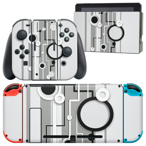 igsticker Nintendo Switch 用 デザインスキンシール 任天堂 ニンテンドー スイッチ 専用 本体ドック Joy-Con Joycon ジョイコン 専用 ゲーム機 カバー アクセサリー フィルム ステッカー 001009 模様 モノクロ igsticker Nintendo Switch 用 デザインスキンシール 任天堂 ニンテンドー スイッチ 専用 本体ドック Joy-Con Joycon ジョイコン 専用 ゲーム機 カバー アクセサリー フィルム ステッカー 001009 模様 モノクロ