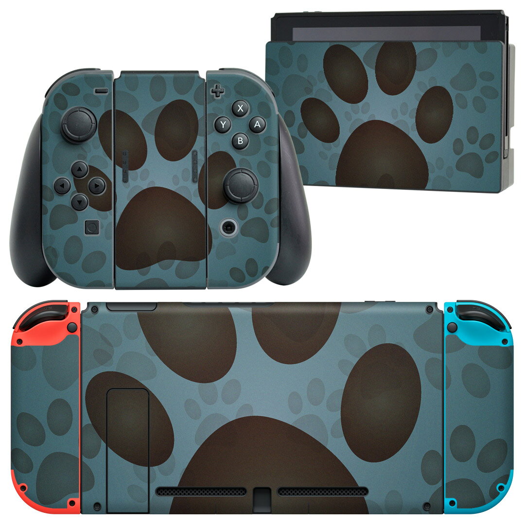 製品名 Nintendo Switch 本体裏面＆ドック正面＆ジョイコン専用 デザインスキンシール セット内容 Nintendo Switch 本体＆ドック＆ジョイコン用スキンシール（各1枚） ニンテンドースイッチ専用です。携帯機のSwitch LiteやProコンには対応していません。 商品特徴 再剥離性シートを素材に採用し、細かな位置調整がしやすく貼り直しが容易です。専用の業務プリンターを使い、商品画像と遜色のない美しい印刷仕上がり。 注意事項 画像はサンプルですので、ご覧の環境によっては多少色味に違いを感じる場合がございます。 イメージと違った、モニターと色味が異なるという理由での交換や返金はご対応出来かねます。スキンシールのみの販売で、ニンテンドースイッチ本体などは付属しません。シワができた場合、ドライヤーなどで軽く温め、外側に向けてシワを伸ばすように貼ってください。初回貼付時の位置調整や貼り直しは可能ですが、しっかりと押し付けて接着させた後の再剥離、再利用は保証しておりません。また接着部に油分や汚れが付着しますと角の部分は剥がれやすくなりますので、貼付時はあまり触れないようにご注意ください。無地のセミグロスシートにデザインをプリントした商品で、デコなどの加工はございません。 凹凸や光沢があるように見えたり布地や金属を素材にしたように見える商品もありますが、デザインの図版によるものです。印刷時に微妙な画像のズレが生じる場合がございます。ご注文後に1点1点制作する受注生産品の為、不良品以外のご返品や交換は固くお断りします。当店における繰り返しの実機テストでは問題ありませんでしたが、経過年数や使用環境により、シールを剥がす際に本体の塗装が一部剥がれる可能性があります。恐れ入りますが、万が一そのような状況になった場合でも当店ではゲーム機本体の保証は出来かねますので、予めご理解の上お求めください。 商品発送 完全受注生産のハンドメイド商品となりますので、既製品と比べて発送までお時間を頂いています。 基本的に決済確認後2?3営業日、最大で10営業日での発送となります。繁忙期や休業日明けの場合はさらに時間がかかる場合があります。 その際には別途メールにてご連絡致します。メール便の場合、発送日から到着までに2?4日ほどかかる場合が多く、紛失などの保障もご対応できかねます。あらかじめご了承下さい。