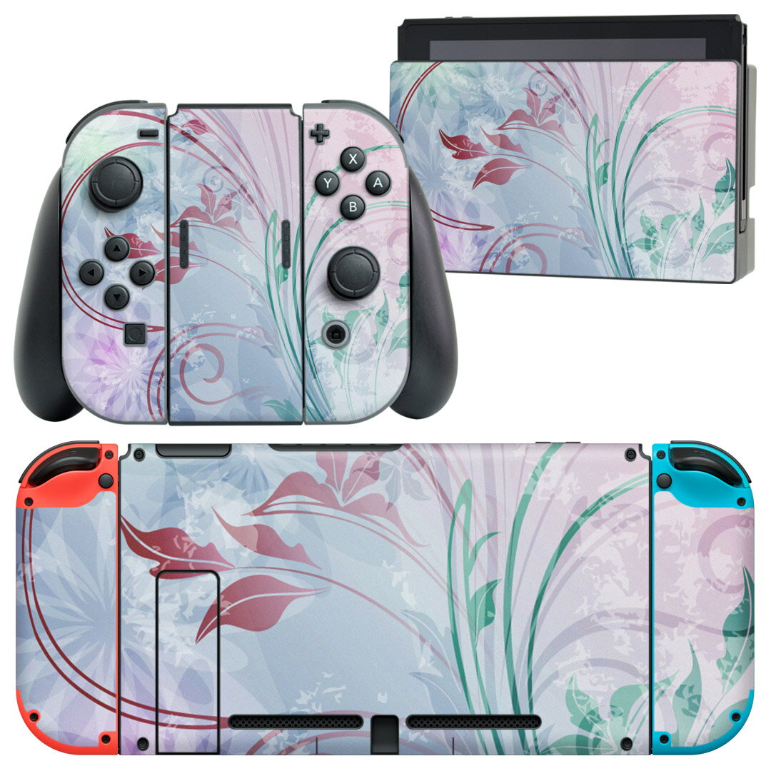 igsticker Nintendo Switch 用 デザインスキンシール 任天堂 ニンテンドー スイッチ 専用 本体ドック Joy-Con Joycon ジョイコン 専用 ..