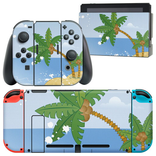 igsticker Nintendo Switch 用 デザインスキンシール 任天堂 ニンテンドー スイッチ 専用 本体ドック Joy-Con Joycon ジョイコン 専用 ゲーム機 カバー アクセサリー フィルム ステッカー 001413 ヤシの木 海 砂浜 igsticker Nintendo Switch 用 デザインスキンシール 任天堂 ニンテンドー スイッチ 専用 本体ドック Joy-Con Joycon ジョイコン 専用 ゲーム機 カバー アクセサリー フィルム ステッカー 001413 ヤシの木 海 砂浜