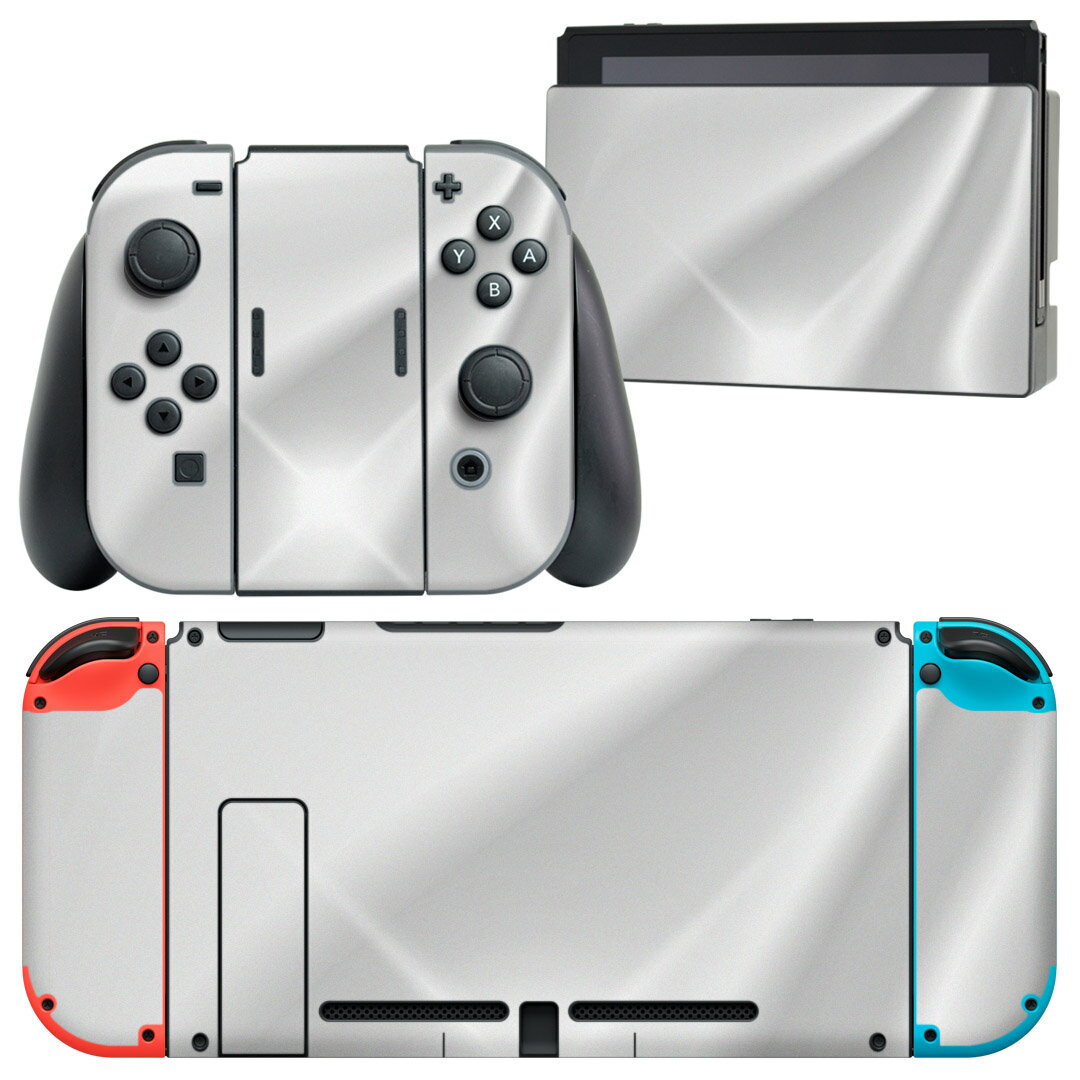 igsticker Nintendo Switch 用 デザインスキンシール 任天堂 ニンテンドー スイッチ 専用 本体ドック Joy-Con Joycon ジョイコン 専用 ゲーム機 カバー アクセサリー フィルム ステッカー 001445 キラキラ