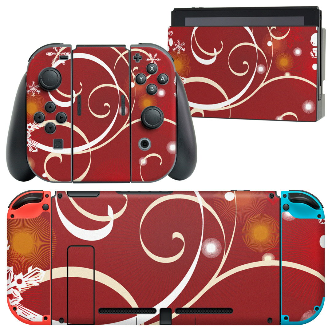igsticker Nintendo Switch 用 デザインスキンシール 任天堂 ニンテンドー スイッチ 専用 本体ドック Joy-Con Joycon ジョイコン 専用 ..