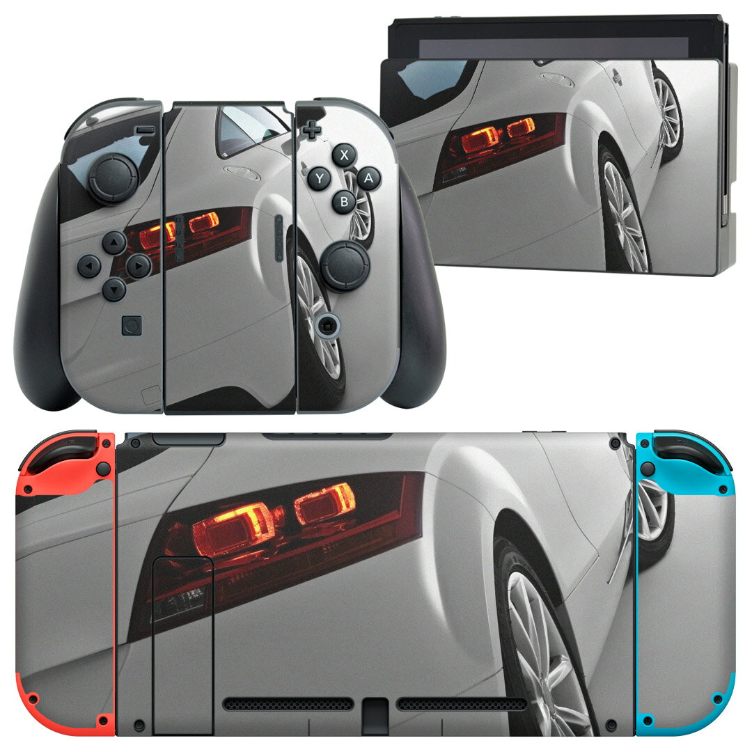 igsticker Nintendo Switch 用 デザインスキンシール 任天堂 ニンテンドー スイッチ 専用 本体ドック Joy-Con Joycon ジョイコン 専用 ゲーム機 カバー アクセサリー フィルム ステッカー 001598 車