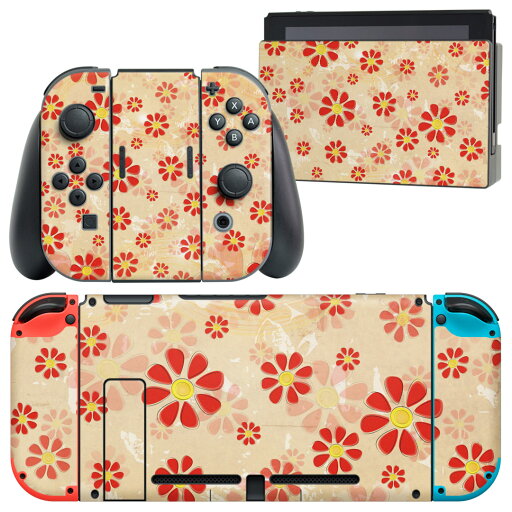 igsticker Nintendo Switch 用 デザインスキンシール 任天堂 ニンテンドー スイッチ 専用 本体ドック Joy-Con Joycon ジョイコン 専用 ゲーム機 カバー アクセサリー フィルム ステッカー 001635 花 花柄 igsticker Nintendo Switch 用 デザインスキンシール 任天堂 ニンテンドー スイッチ 専用 本体ドック Joy-Con Joycon ジョイコン 専用 ゲーム機 カバー アクセサリー フィルム ステッカー 001635 花 花柄