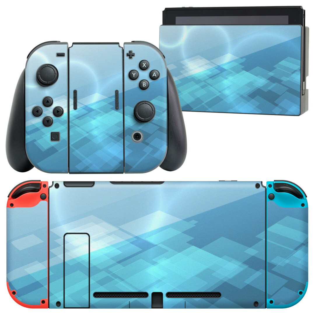 igsticker Nintendo Switch 用 デザインスキンシール 任天堂 ニンテンドー スイッチ 専用 本体ドック Joy-Con Joycon ジョイコン 専用 ゲーム機 カバー アクセサリー フィルム ステッカー 001734 水玉