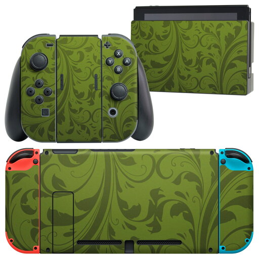 igsticker Nintendo Switch 用 デザインスキンシール 任天堂 ニンテンドー スイッチ 専用 本体ドック Joy-Con Joycon ジョイコン 専用 ゲーム機 カバー アクセサリー フィルム ステッカー 001841 シンプル 模様 緑 igsticker Nintendo Switch 用 デザインスキンシール 任天堂 ニンテンドー スイッチ 専用 本体ドック Joy-Con Joycon ジョイコン 専用 ゲーム機 カバー アクセサリー フィルム ステッカー 001841 シンプル 模様 緑