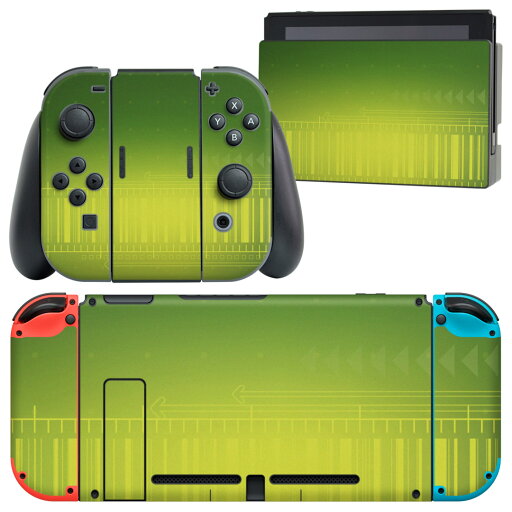 igsticker Nintendo Switch 用 デザインスキンシール 任天堂 ニンテンドー スイッチ 専用 本体ドック Joy-Con Joycon ジョイコン 専用 ゲーム機 カバー アクセサリー フィルム ステッカー 001856 模様 シンプル 緑 igsticker Nintendo Switch 用 デザインスキンシール 任天堂 ニンテンドー スイッチ 専用 本体ドック Joy-Con Joycon ジョイコン 専用 ゲーム機 カバー アクセサリー フィルム ステッカー 001856 模様 シンプル 緑