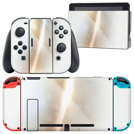 igsticker Nintendo Switch 用 デザインスキンシール 任天堂 ニンテンドー スイッチ 専用 本体ドック Joy-Con Joycon ジョイコン 専用 ゲーム機 カバー アクセサリー フィルム ステッカー 001956 シンプル 白 igsticker Nintendo Switch 用 デザインスキンシール 任天堂 ニンテンドー スイッチ 専用 本体ドック Joy-Con Joycon ジョイコン 専用 ゲーム機 カバー アクセサリー フィルム ステッカー 001956 シンプル 白
