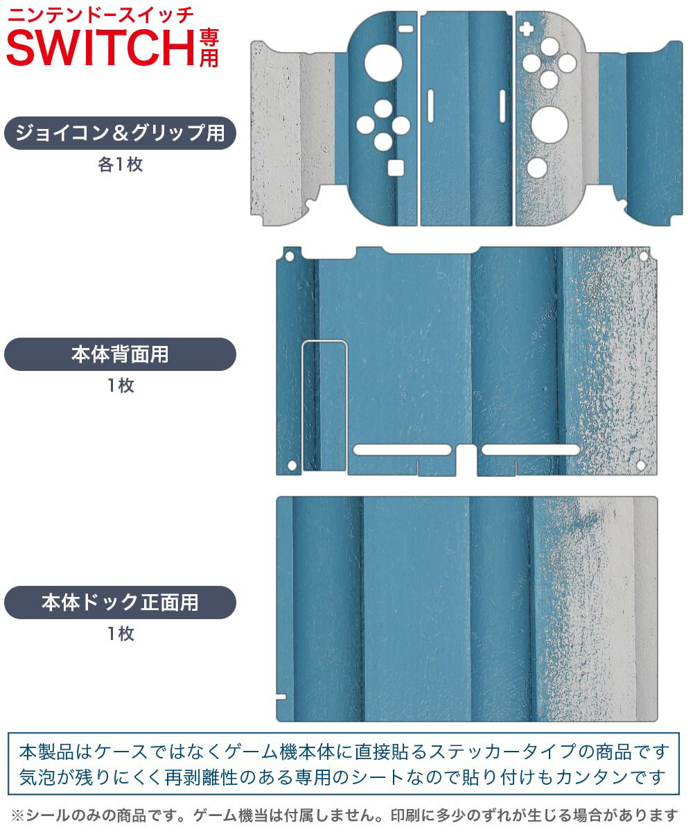 igsticker Nintendo Switch 用 デザインスキンシール 任天堂 ニンテンドー スイッチ 専用 本体ドック Joy-Con Joycon ジョイコン 専用 ゲーム機 カバー アクセサリー フィルム ステッカー 022925 ペイント　ペンキ　写真