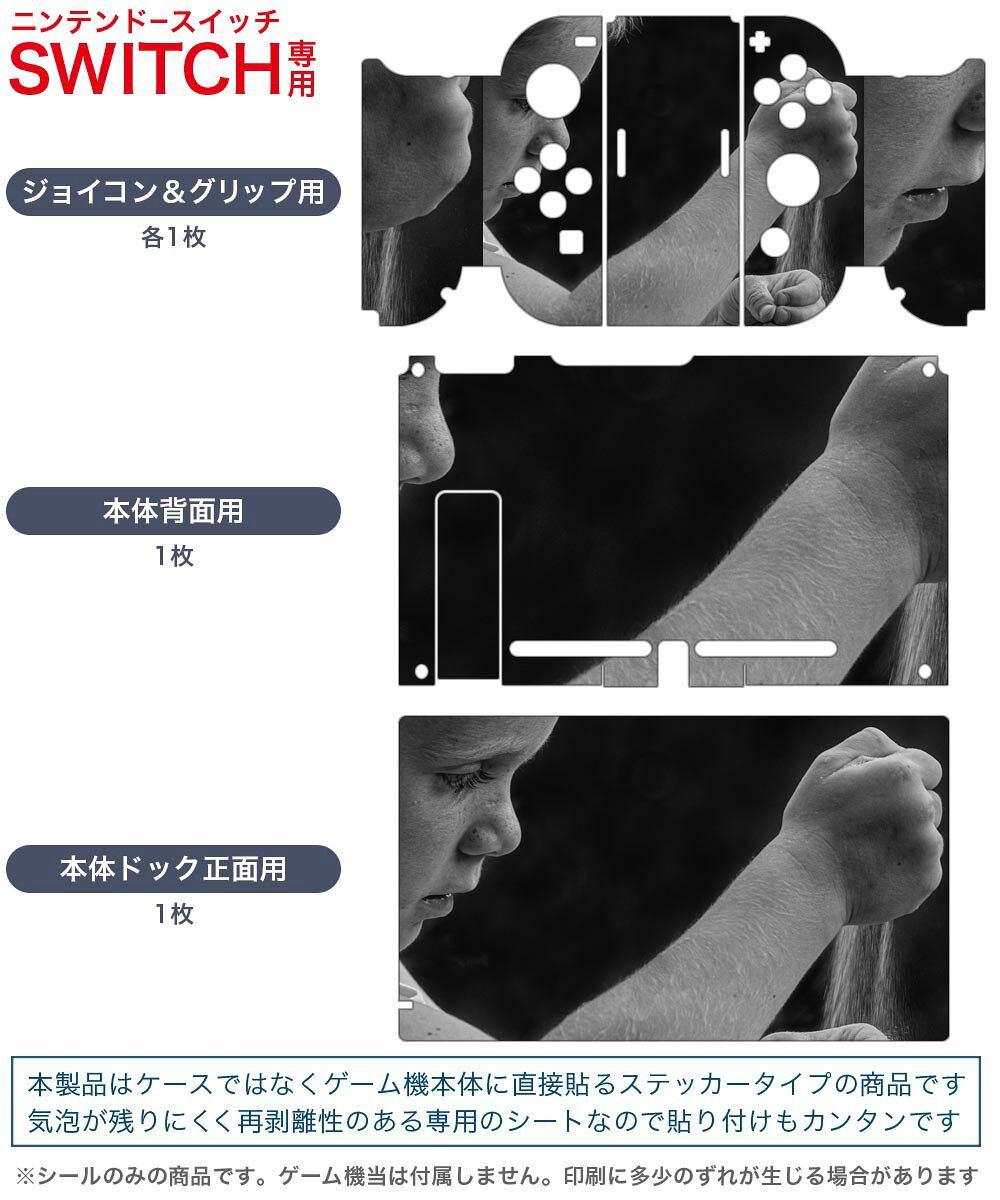 igsticker Nintendo Switch 用 デザインスキンシール 任天堂 ニンテンドー スイッチ 専用 本体ドック case-style-33740310 スマコレ サンプル画像2