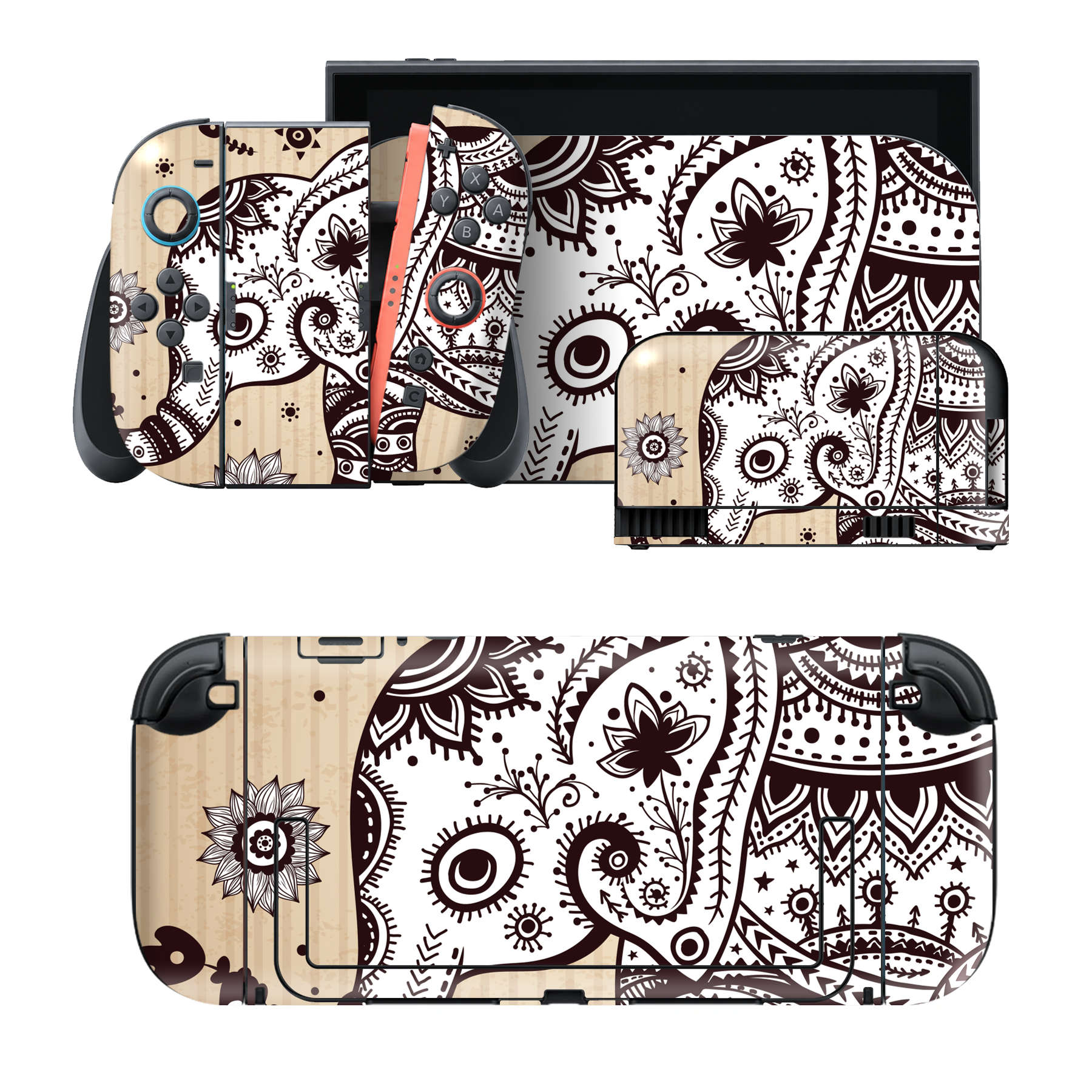 igsticker Nintendo Switch 2 用 スキンシール 本体・ドック・Joy-Con 対応 4面セット きせか case-style-38983186 スマコレ パッケージ画像