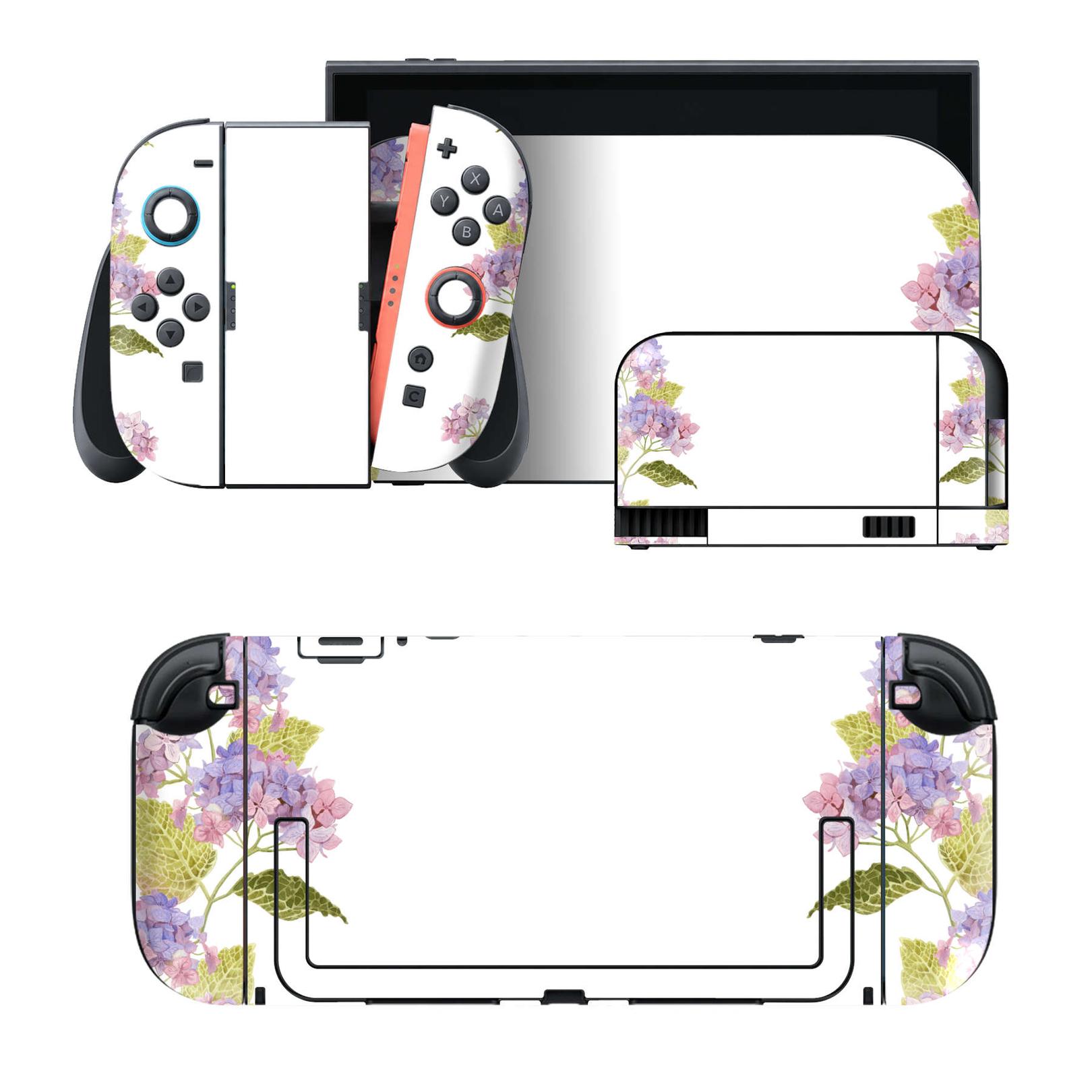 Nintendo Switch 2 用のデザインスキンシール。本体裏面・ドック正面・ドック側面・Joy-Con 2 用の4面セット。20,000柄以上から選べる、貼るデザイン。