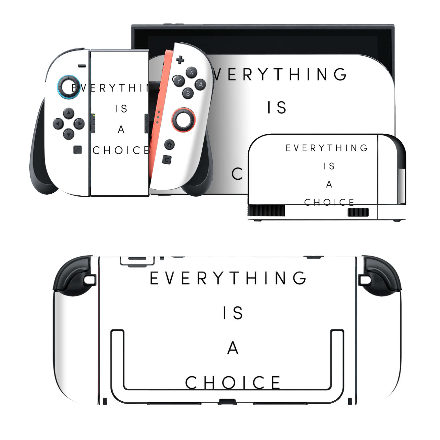 igsticker Nintendo Switch 2 用 スキンシール 本体・ドック・Joy-Con 対応 4面セット きせか case-style-38999459 スマコレ パッケージ画像