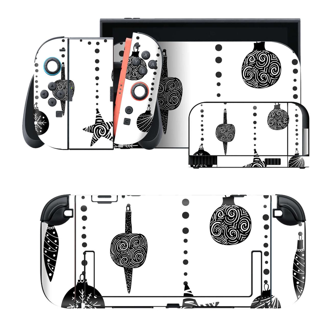 Nintendo Switch 2 用のデザインスキンシール。本体裏面・ドック正面・ドック側面・Joy-Con 2 用の4面セット。20,000柄以上から選べる、貼るデザイン。