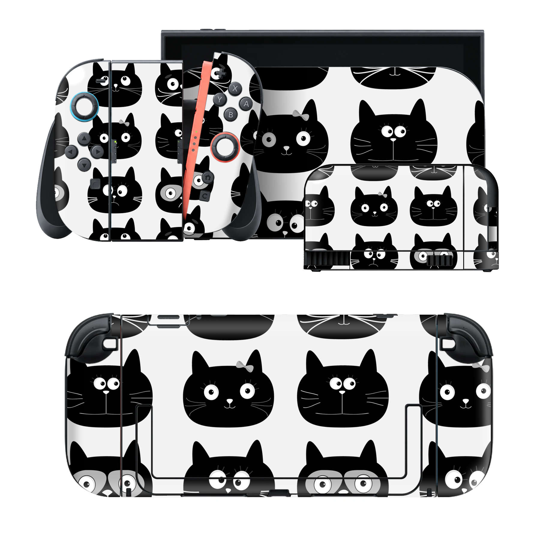 igsticker Nintendo Switch 2 用 スキンシール 本体・ドック・Joy-Con 対応 4面セット きせか case-style-38992616 スマコレ パッケージ画像