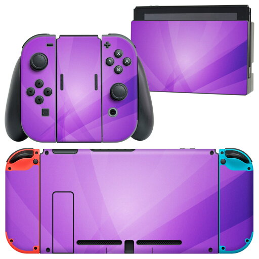 igsticker Nintendo Switch 用 デザインスキンシール 任天堂 ニンテンドー スイッチ 専用 本体ドック Joy-Con Joycon ジョイコン 専用 ゲーム機 カバー アクセサリー フィルム ステッカー 002019 木目 シンプル 紫 igsticker Nintendo Switch 用 デザインスキンシール 任天堂 ニンテンドー スイッチ 専用 本体ドック Joy-Con Joycon ジョイコン 専用 ゲーム機 カバー アクセサリー フィルム ステッカー 002019 木目 シンプル 紫