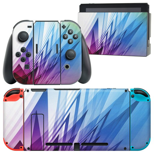 igsticker Nintendo Switch 用 デザインスキンシール 任天堂 ニンテンドー スイッチ 専用 本体ドック Joy-Con Joycon ジョイコン 専用 ゲーム機 カバー アクセサリー フィルム ステッカー 002055 シンプル カラフル igsticker Nintendo Switch 用 デザインスキンシール 任天堂 ニンテンドー スイッチ 専用 本体ドック Joy-Con Joycon ジョイコン 専用 ゲーム機 カバー アクセサリー フィルム ステッカー 002055 シンプル カラフル
